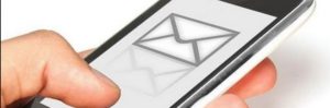 Un sms publicitaire